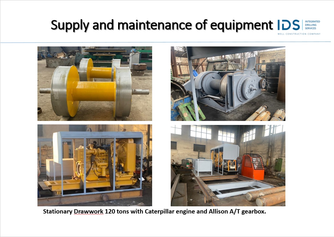 Supply and maintenance of equipment