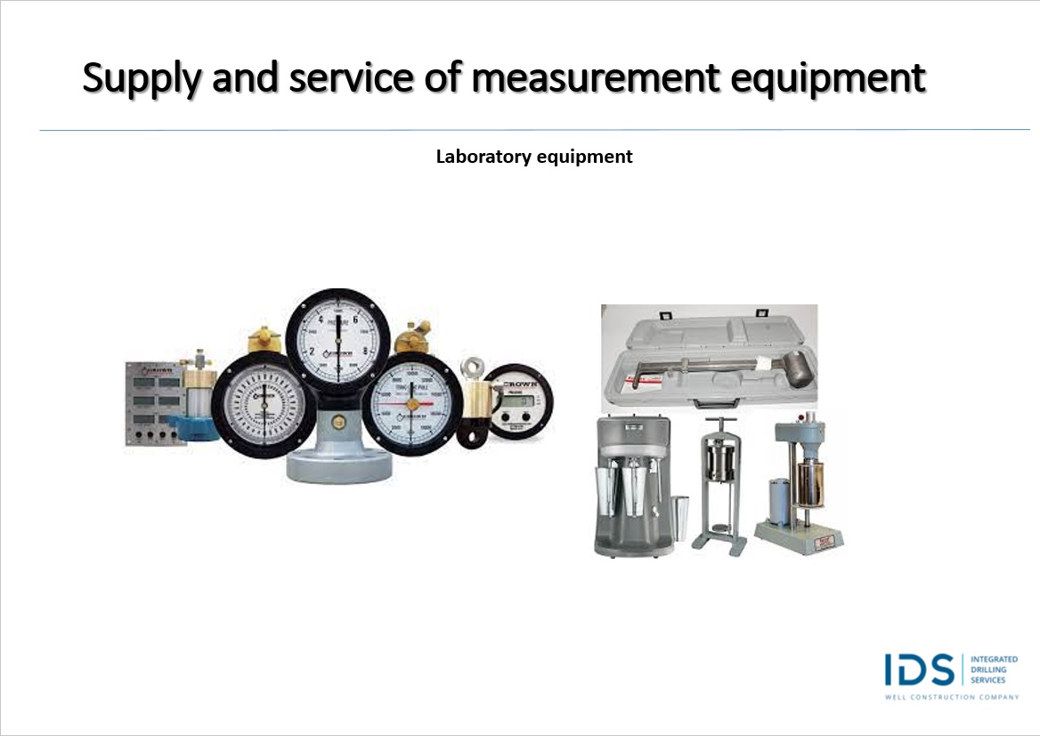 Supply and service of measurement equipment