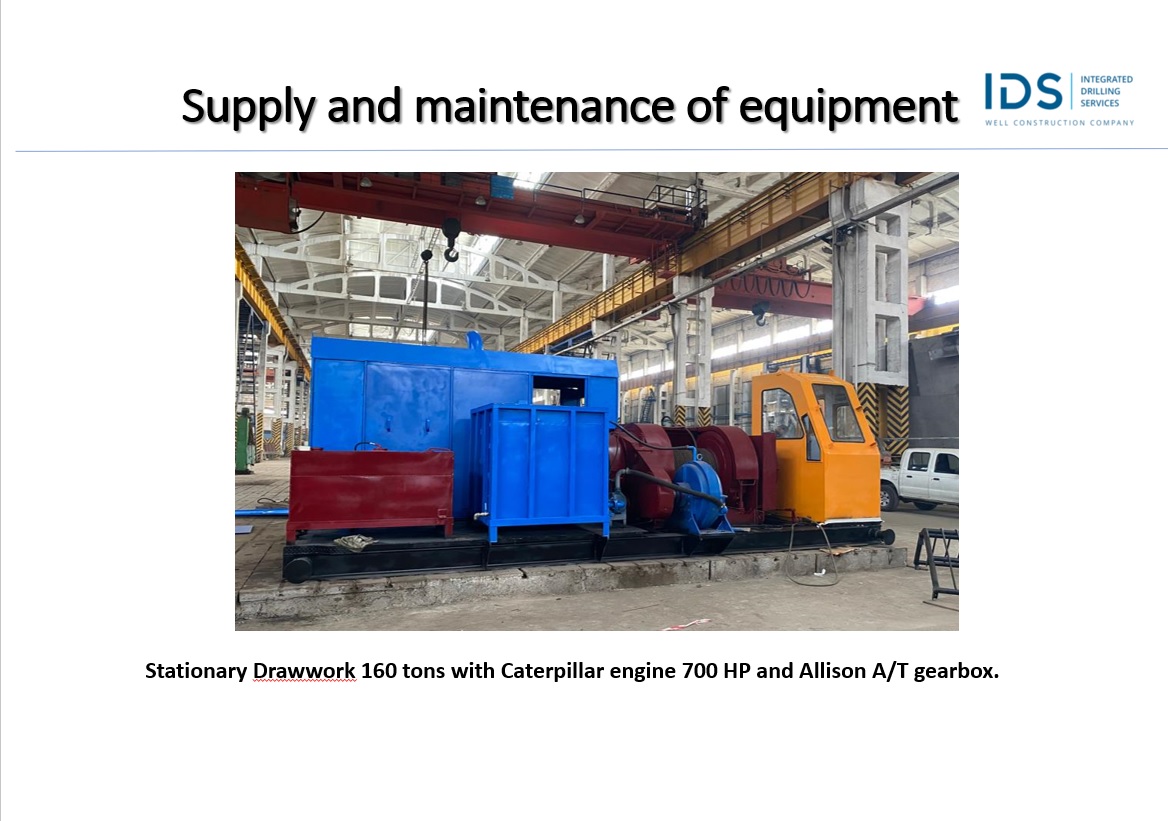 Supply and maintenance of equipment